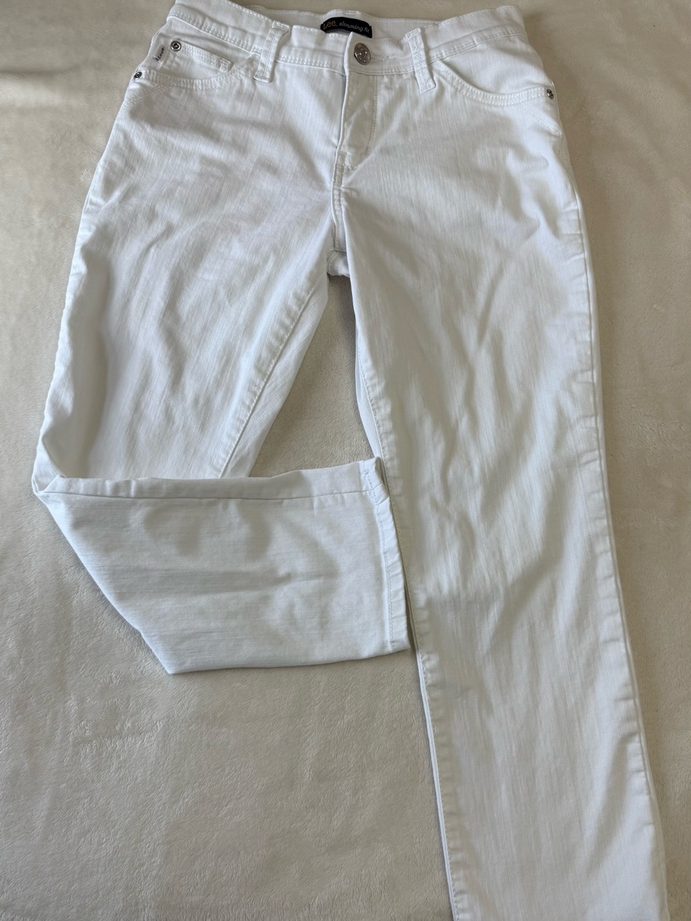 Lee Slimming Fit White Jeans 4P